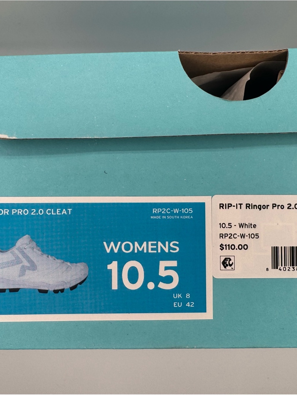 RIP-IT Ringor Pro 2.0 Women's Cleats — White